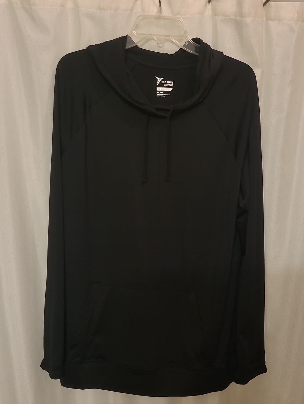 Old Navy Black Utility Pullover Hoodie